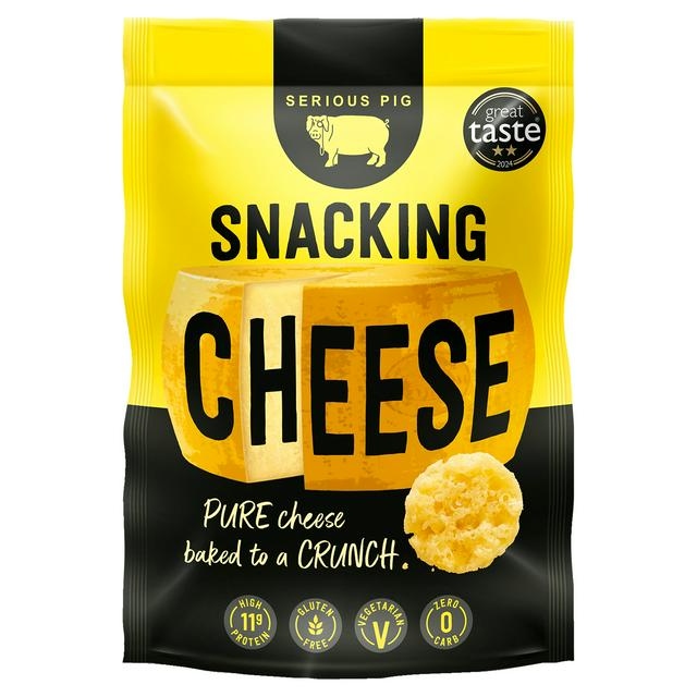 Crunchy Snacking Cheese ~ Serious Pig image 1