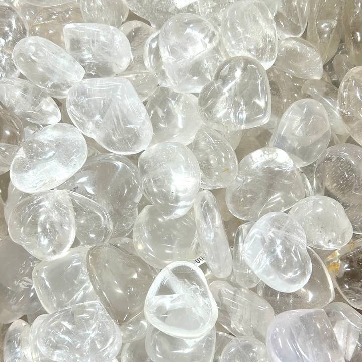 Clear Quartz Heart small - 25 x 10mm image 1