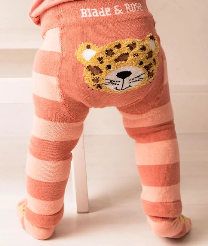 Pink Jaguar Leggings - Blade & Rose image 1
