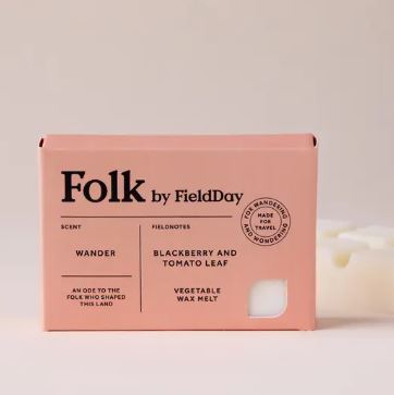Blackberry and Tomato Leaf Vegetable Wax Melts - Field Day, Folk image 1