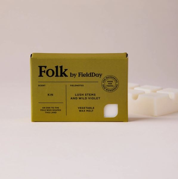 Lush Stems and Wild Violet Vegetable Wax Melts - Field Day, Folk image 1