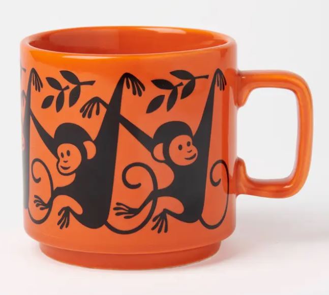 Orange Monkey Mug - Magpie X Hornsea image 1