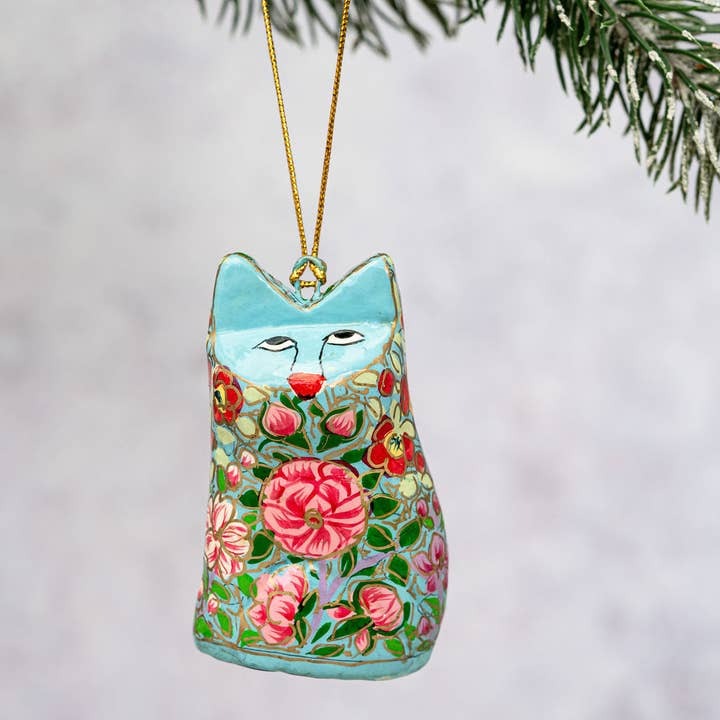 Indian 11 Cat Bauble - Bollywood Christmas image 1