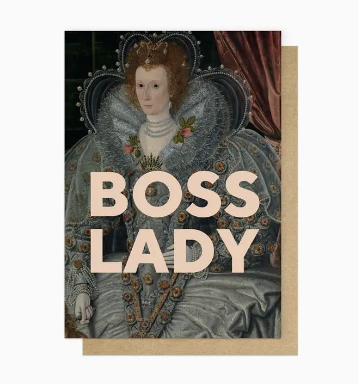 Boss Lady Greetings Card - East End Prints image 1