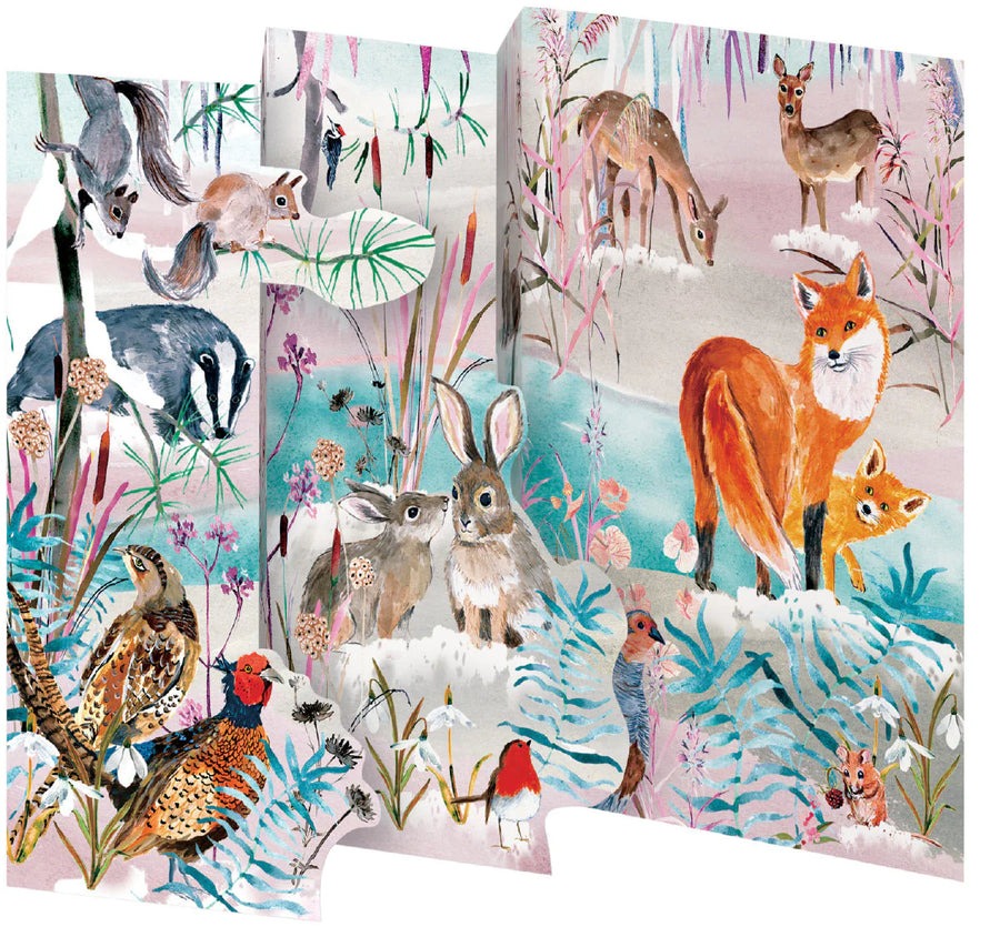 Winter's Song Tri-Fold Christmas Cards Pack - Roger La Borde image 1