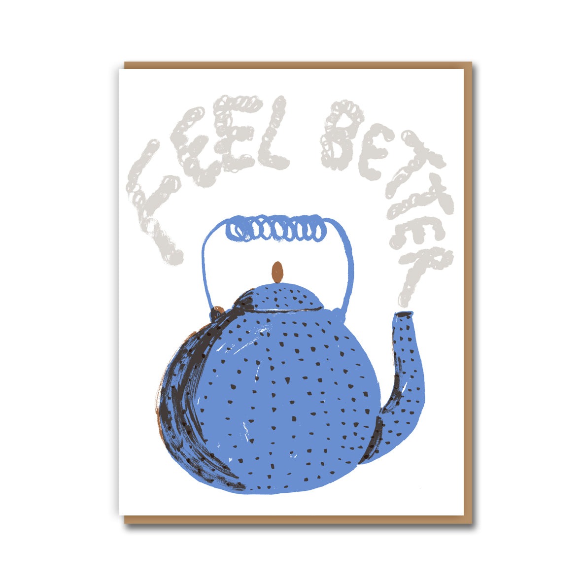 Feel Better Teapot Card - 1973 image 1