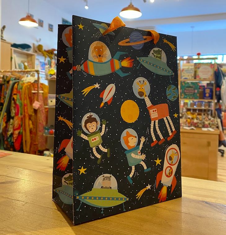 Space Animals Small Gift Bag - Artebene image 1