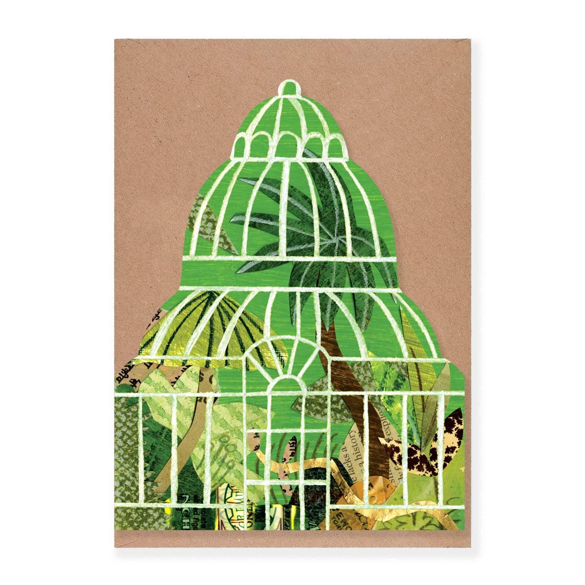 Palm House Shaped Die-Cut Card - Mortlake image 1