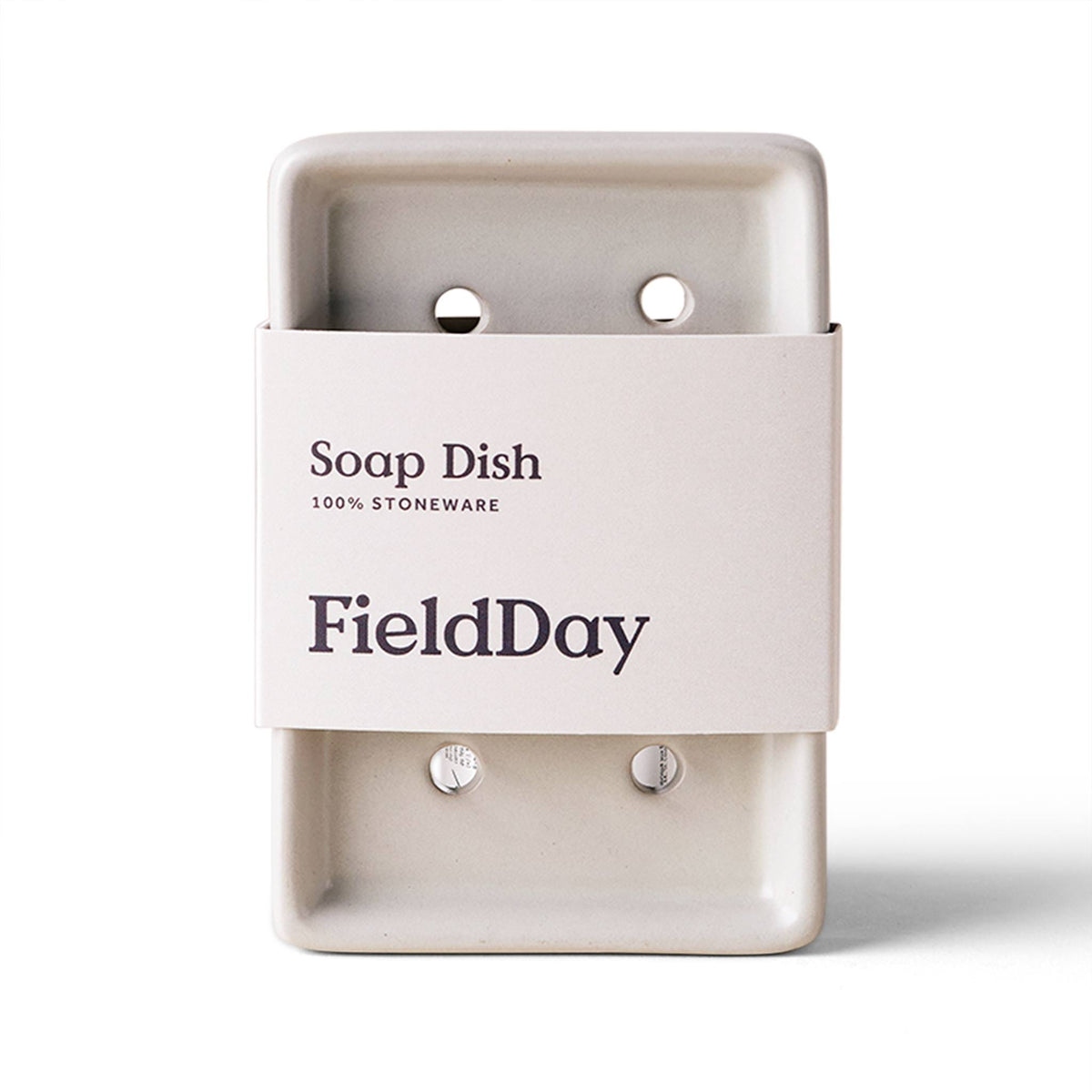 Stoneware Soap Dish - Field Day, Folk image 1