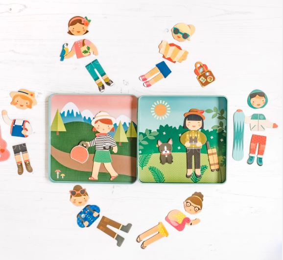 Little Travellers Magnetic Playset - Abrams & Chronicle image 1