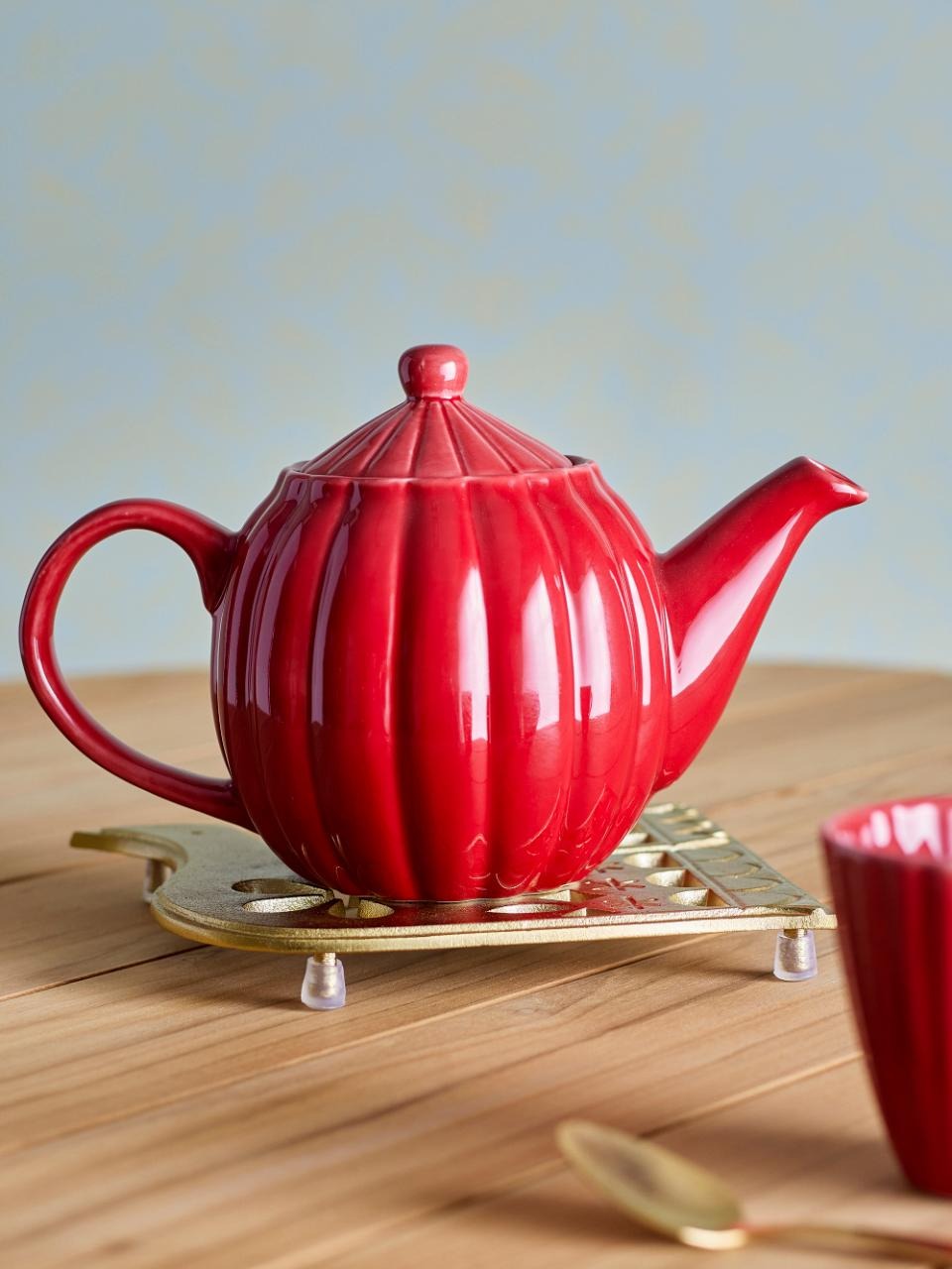 Latina Teapot, Red, Bloomingville - Bloomingville image 2