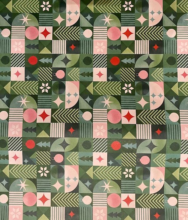 Abstract Christmas Wrap - Artebene image 1