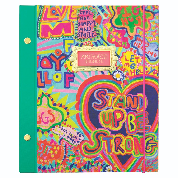 Arthouse Unlimited Full of Joy Hardback Journal - Portico Designs image 1