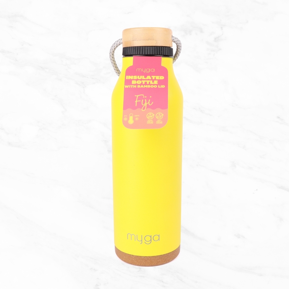 Yellow Fiji Water Bottle - MYGA image 1
