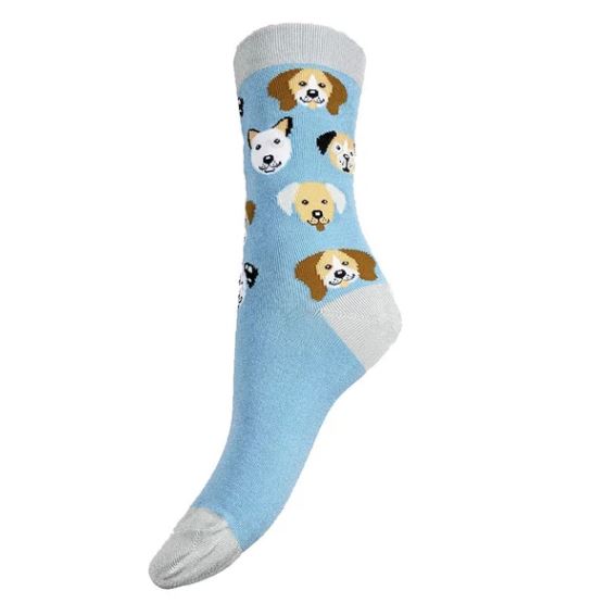 Happy Dogs Bamboo Socks - Gemjar image 1