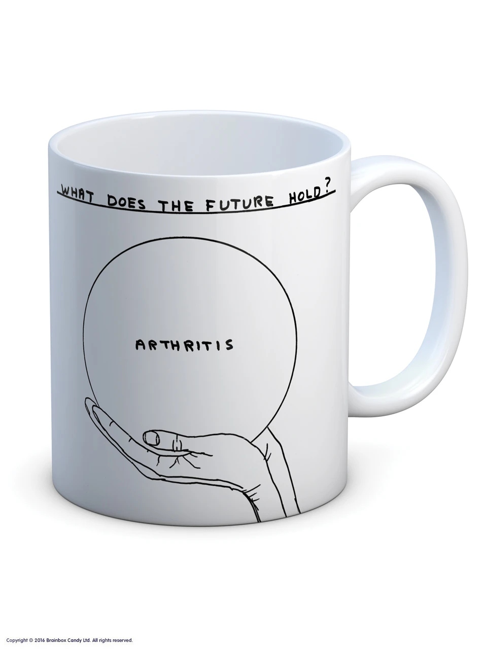 What Does The Future Hold? Mug - Brainbox Candy image 1