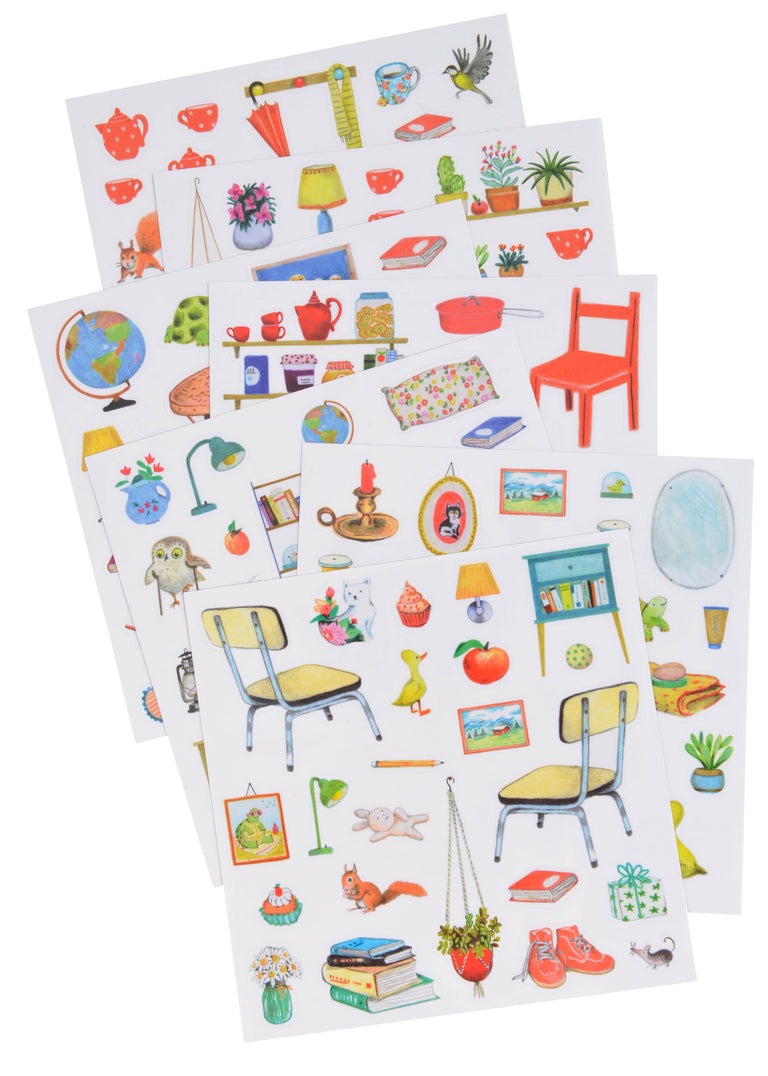 My tree House Colouring & Sticker Book - Moulin Roty - Moulin Roty image 1