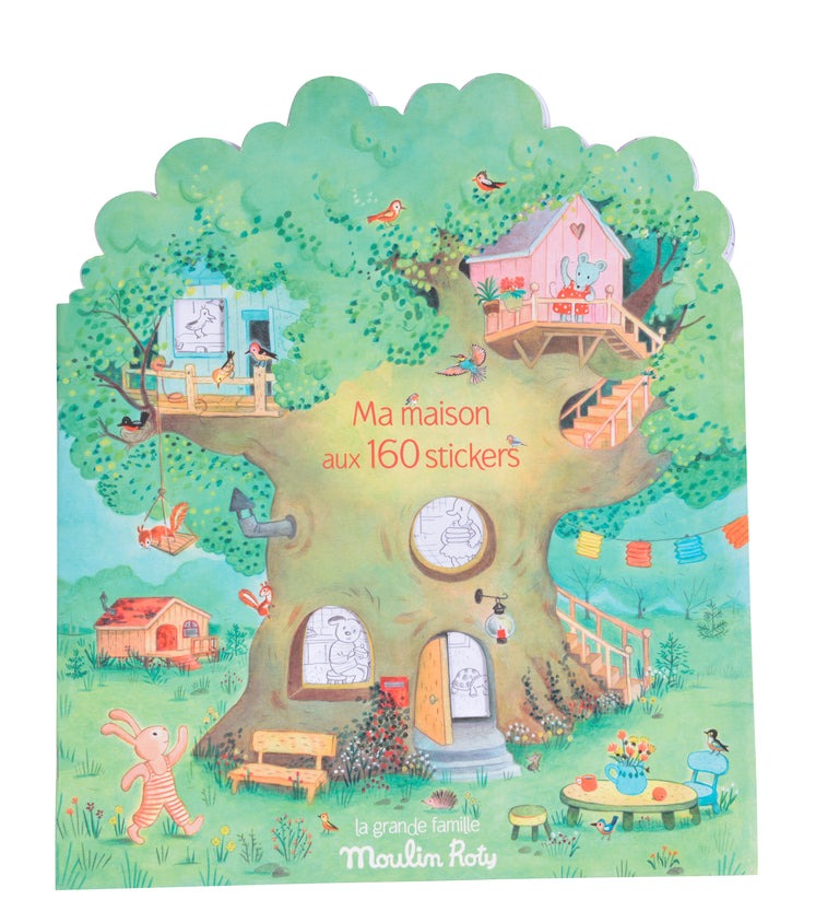 My tree House Colouring & Sticker Book - Moulin Roty - Moulin Roty image 2