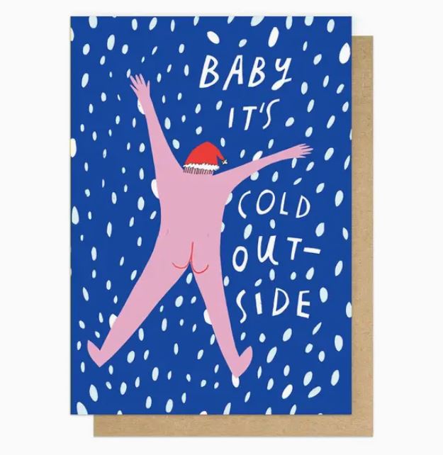 Baby It's Cold Outside Card - East End Prints image 1