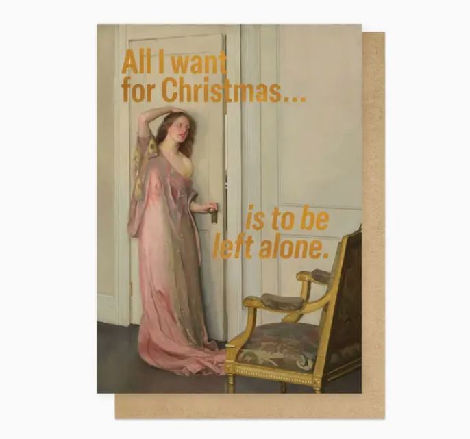 All I want for Christmas Card - East End Prints image 1