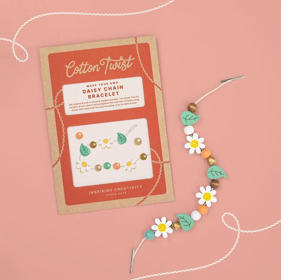 Make Your Own Daisy Chain Bracelet - Cotton Twist image 1