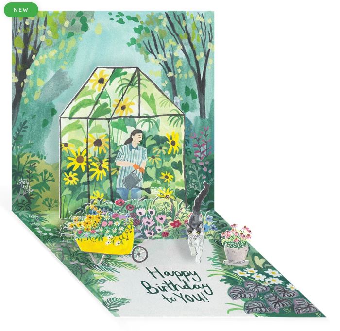 Greenhouse Pop-Up Card - Ohh Deer image 1
