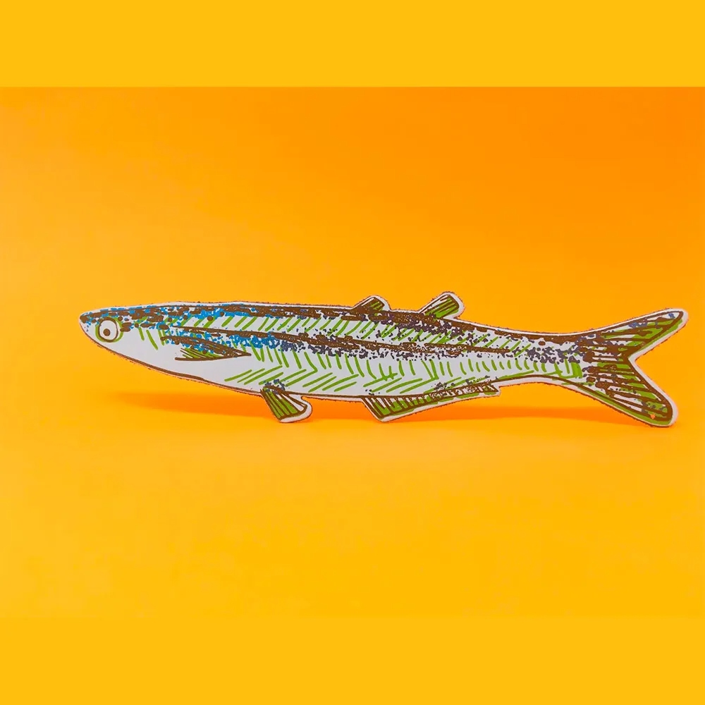 Fish Leather Bookmark - Ark Colour Design image 1