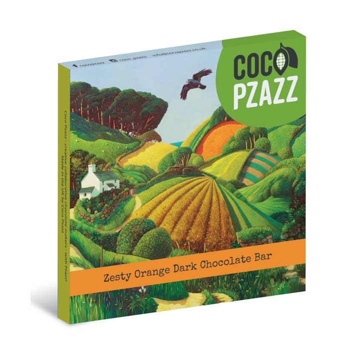Mulled Wine Dark Chocolate Bar - Coco Pzazz image 1