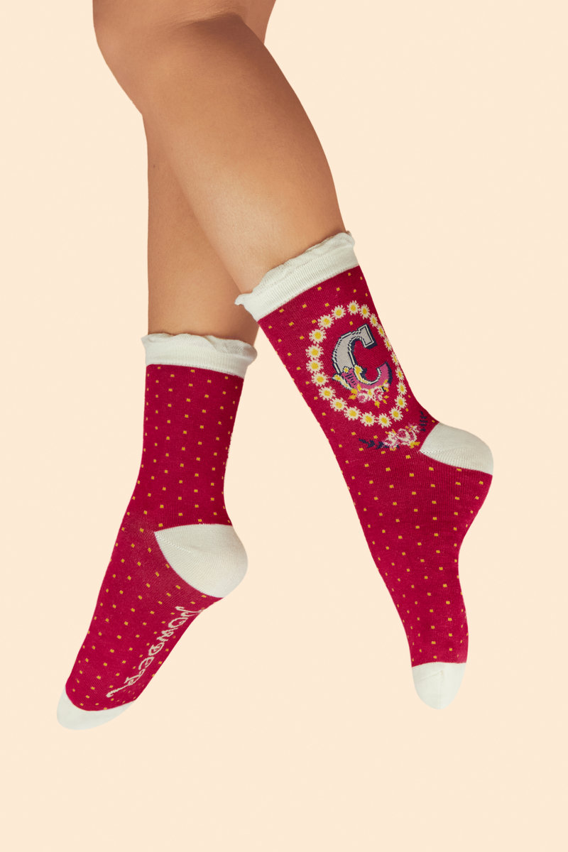 Initial Socks - Powder image 1