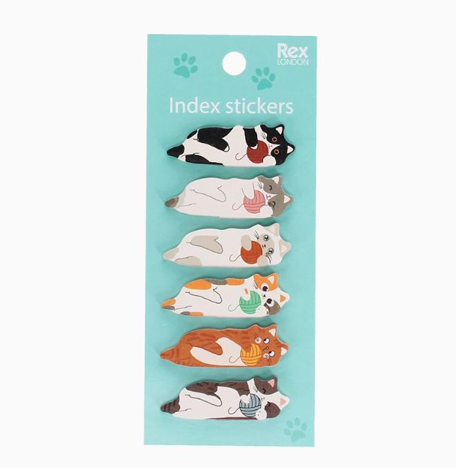 Index Stickers Cats - Rex London image 1