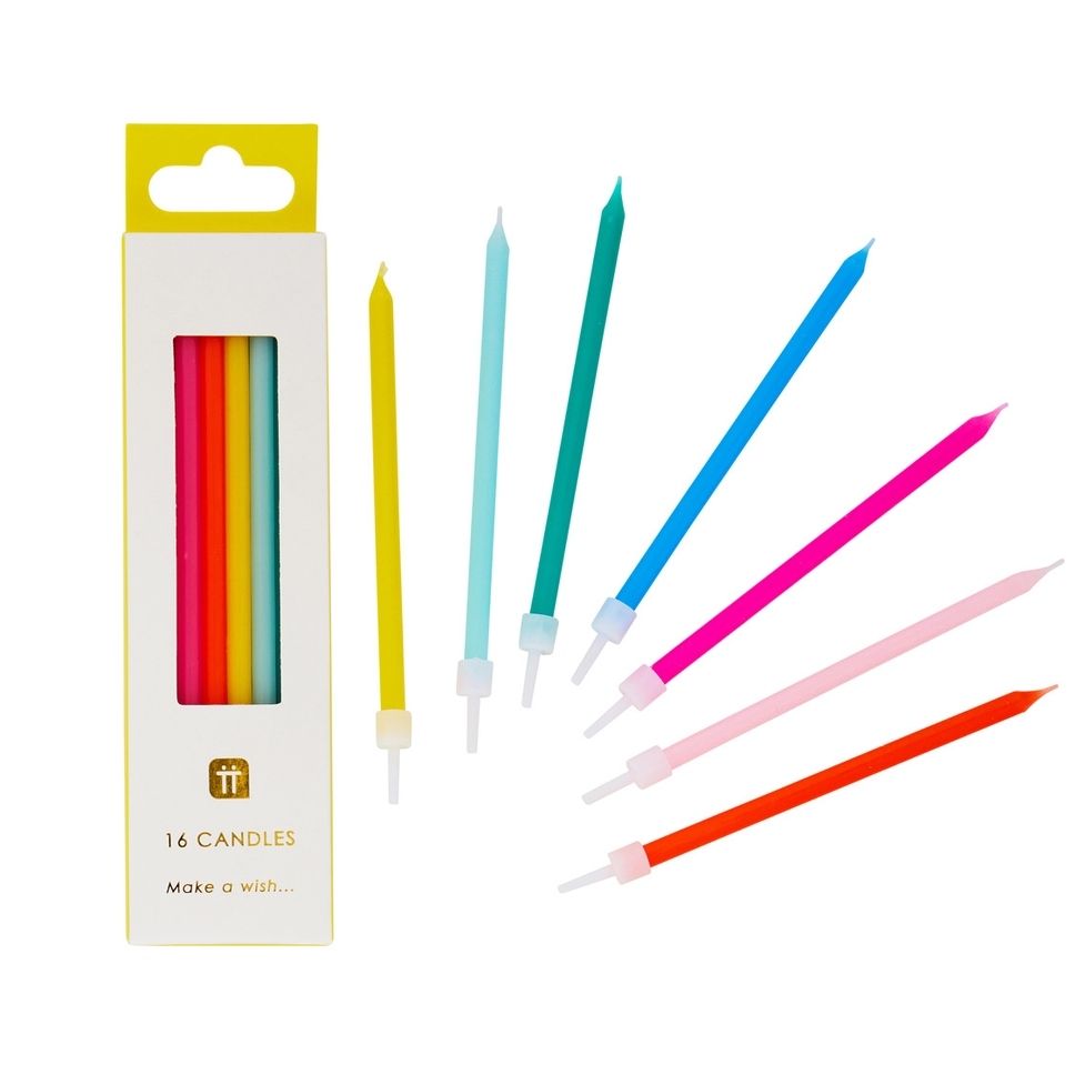 Long Rainbow Candles image 1