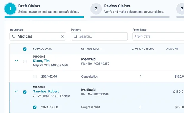 Integrated e-Claims Processing