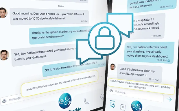 End-to-end Encrypted Message Exchange