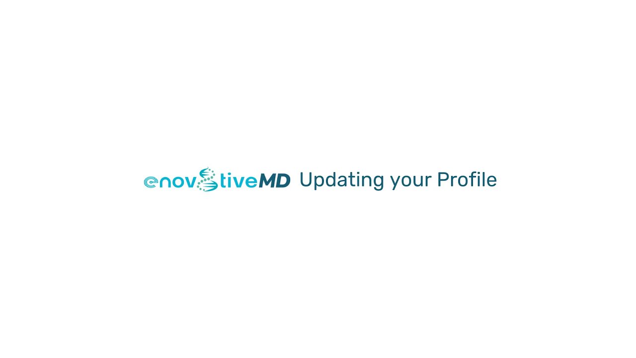 Updating Your Profile