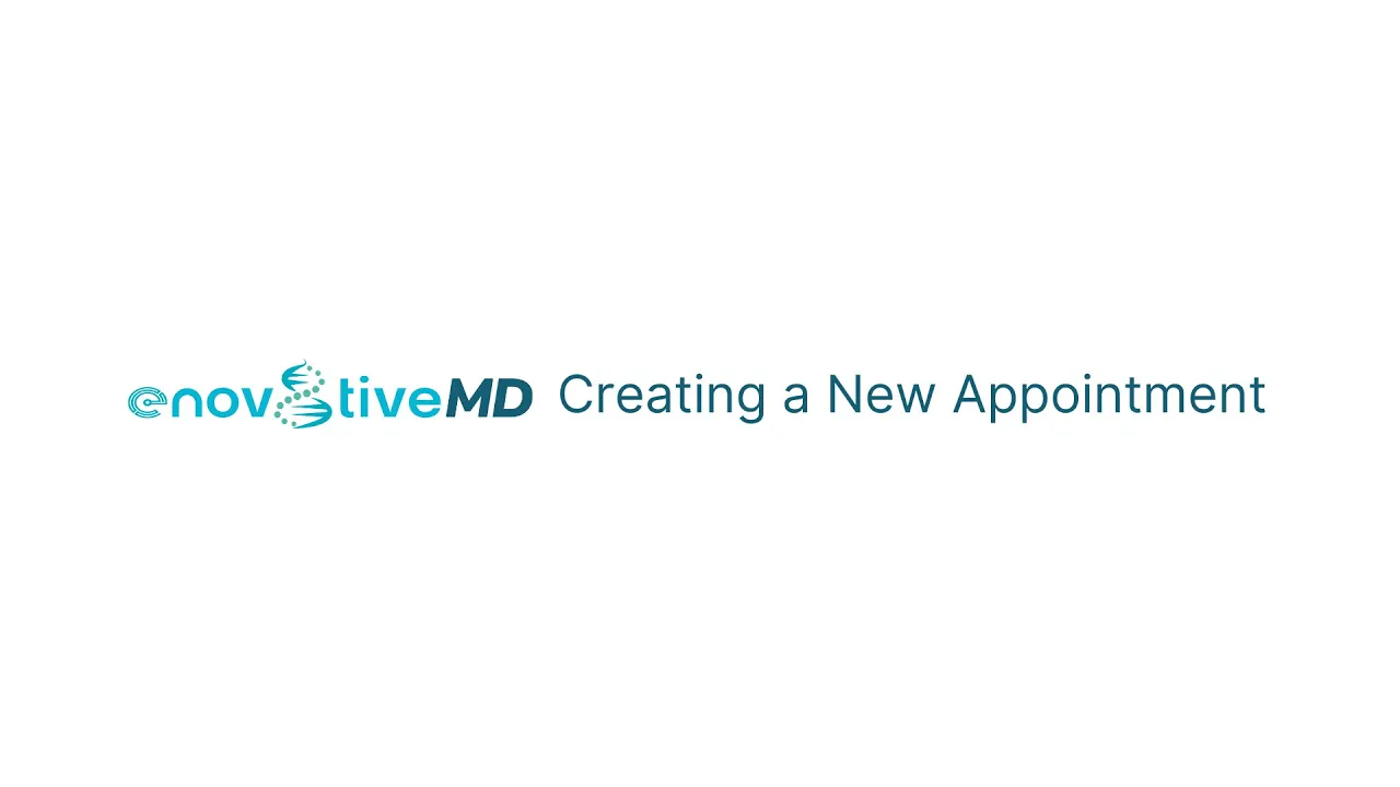 Creating a New Appointment