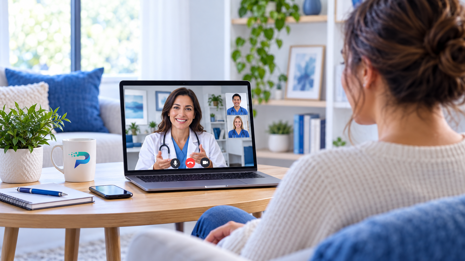 Telehealth Provider Networks Explained: Why Patients Choose Profusions Health and Wellness 1 Licensed telehealth provider meeting patient by video visit for virtual clinic care