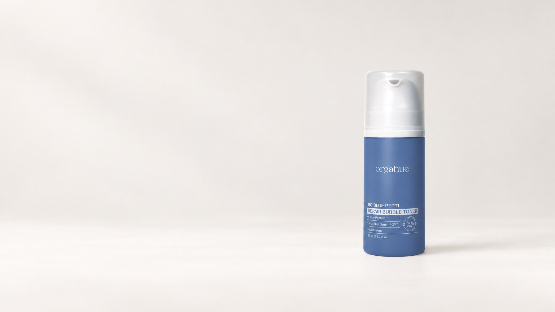 Orgahue RG Blue Pepti RG Blue Pepti Repair Bubble Toner · 95 ml