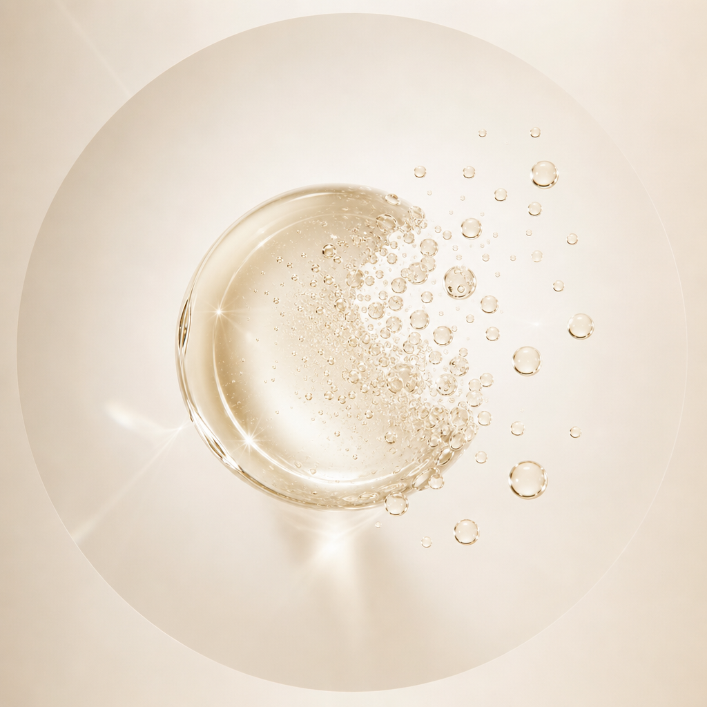 Ultra-low molecular hydrolyzed collagen droplet