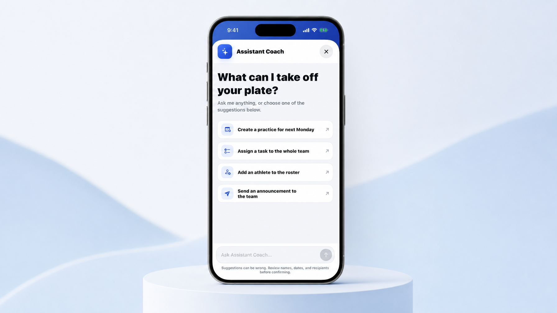 Feature image for Meet Assistant Coach: AI That Actually Helps Run Your Track and XC Program