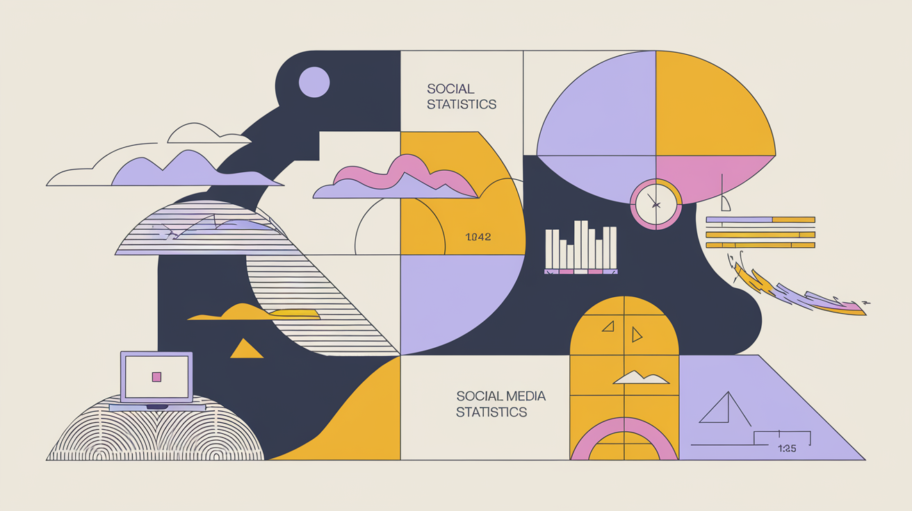 Social Media Statistics 2025 - Featured image showing Explore the latest social media statistics for 2025, including user growth, platform preferences, and emerging trends. Discover how the [AI Marketing Agent](https://www.enrichlabs.ai) from Enrich Labs can enhance your team's efficiency and engagement.