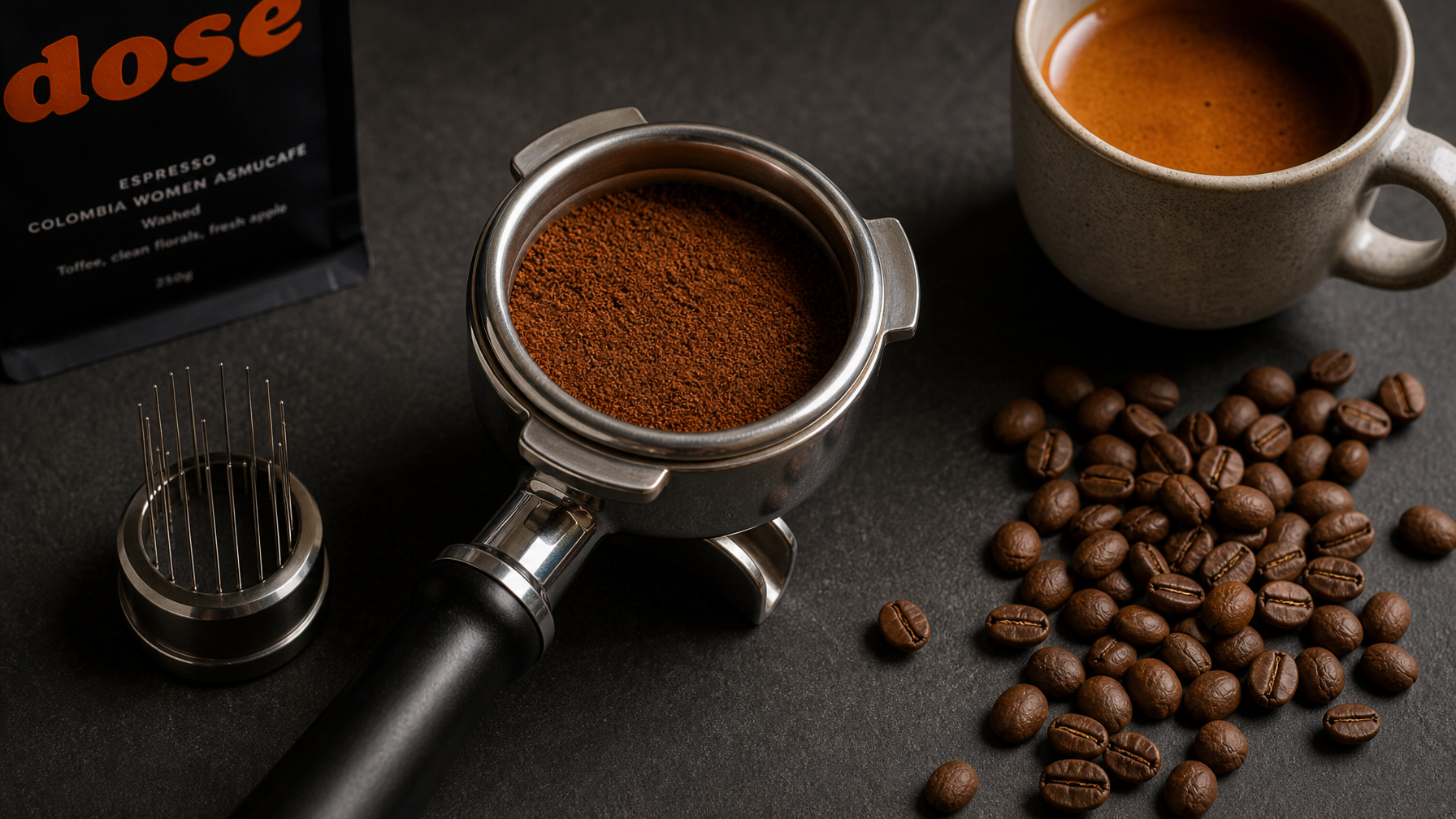 Espresso Dose 18g Extraction Specialty Coffee Dose Dorobanti 56