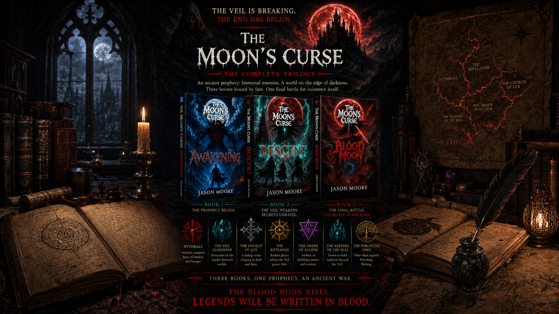 Architecture of an Indie Dark Fantasy Series