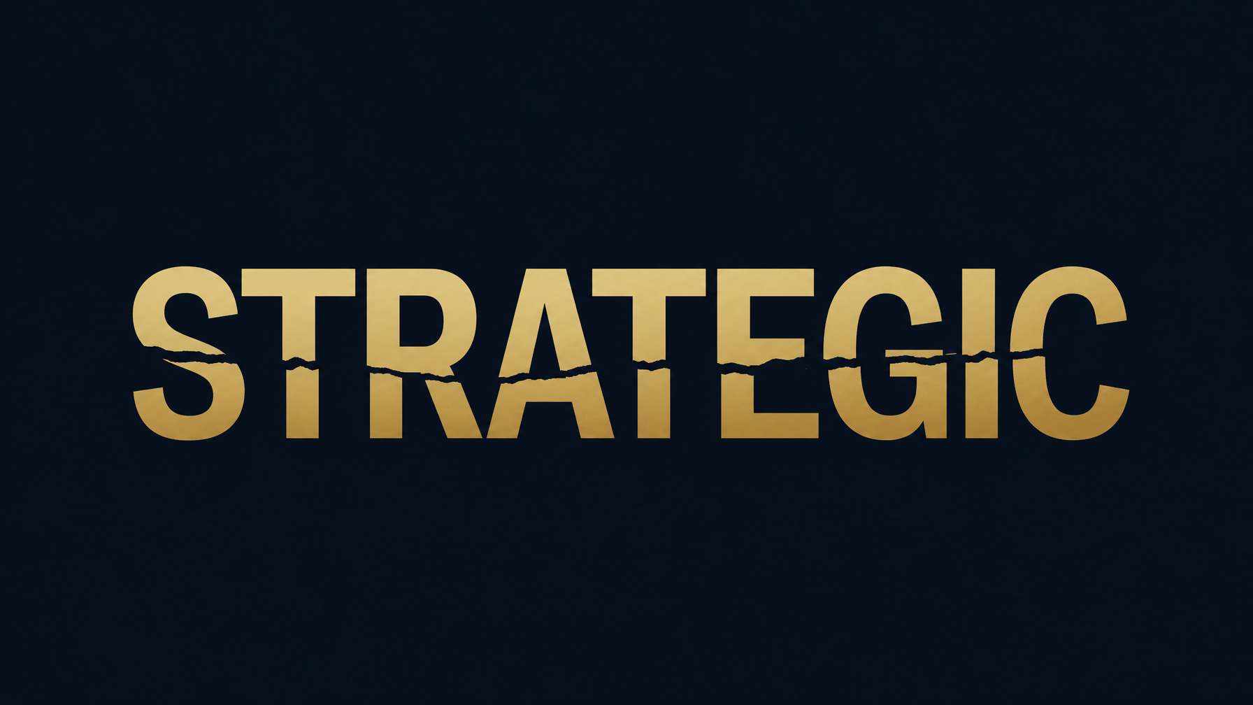 The Word "Strategic" Stopped Meaning Anything This Week