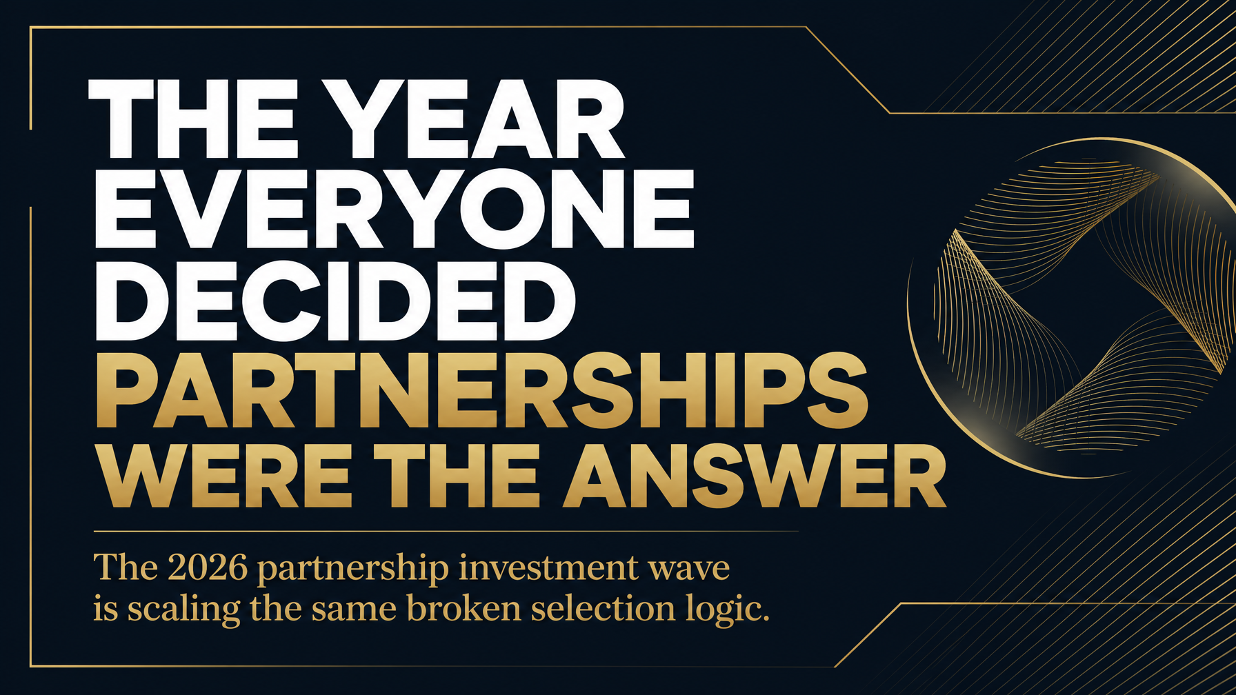 The Year Everyone Decided Partnerships Were the Answer