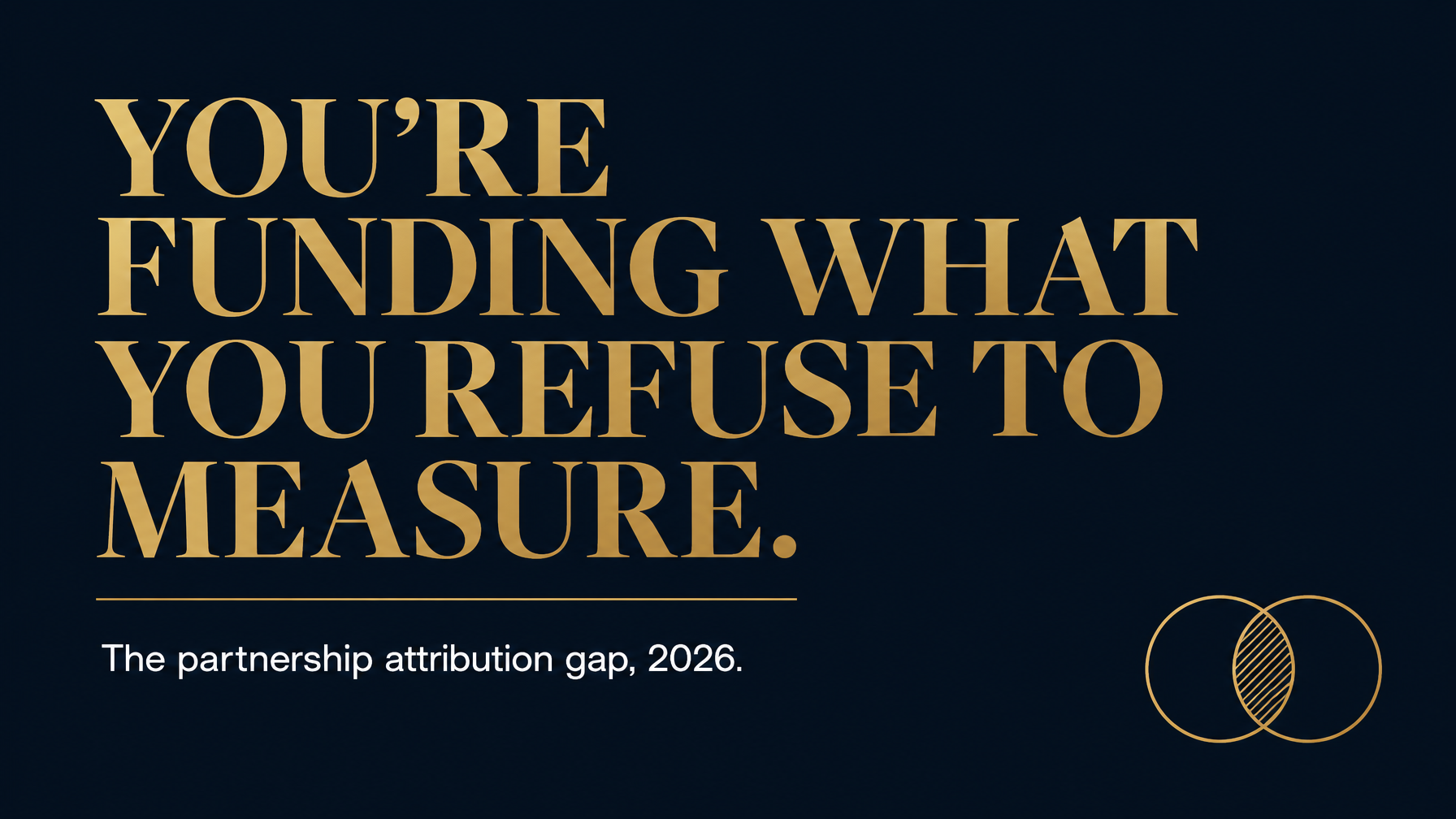 Why Founders Keep Funding Partnerships They Cannot Measure