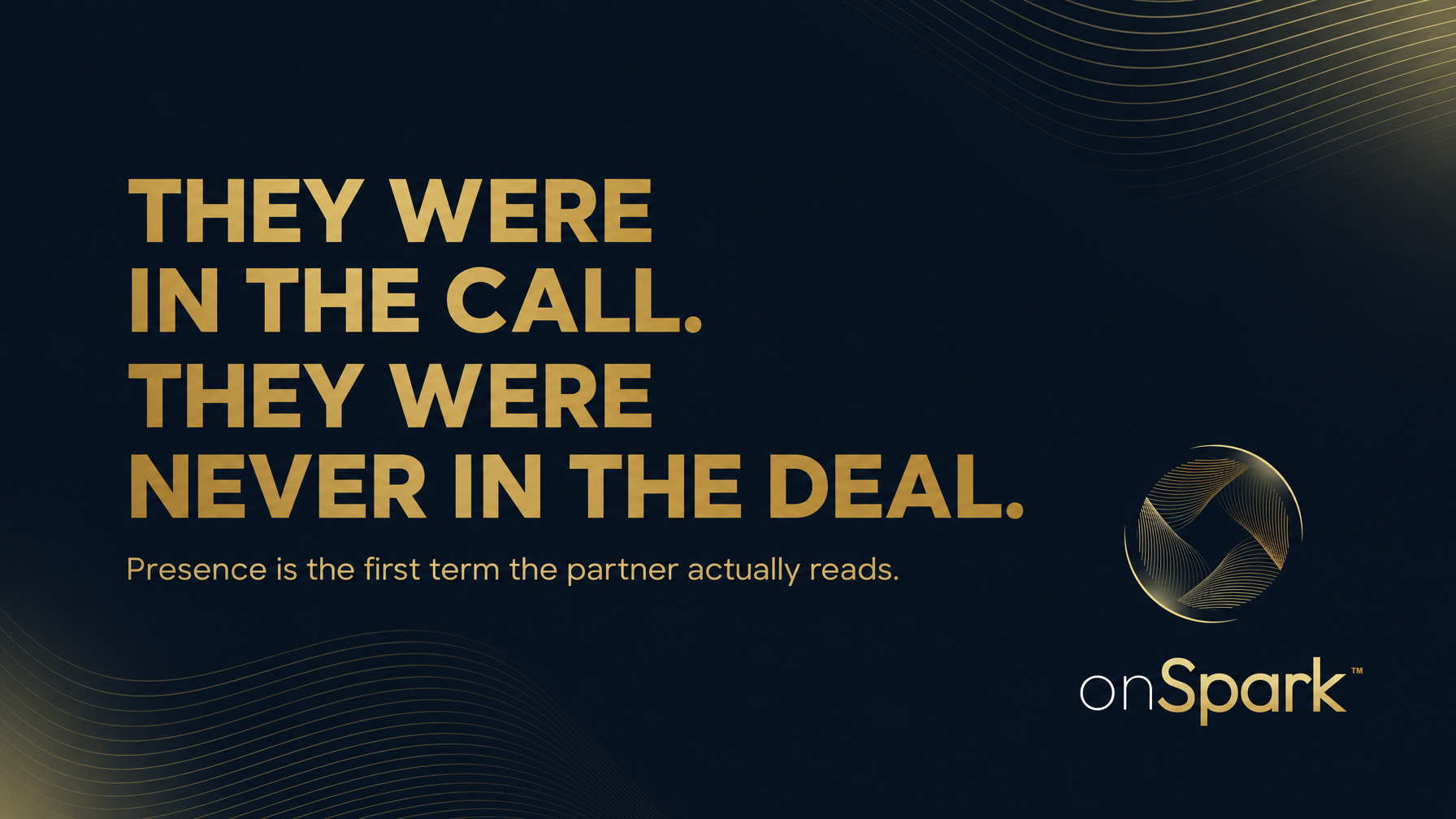 They Were in the Call. They Were Never in the Deal.