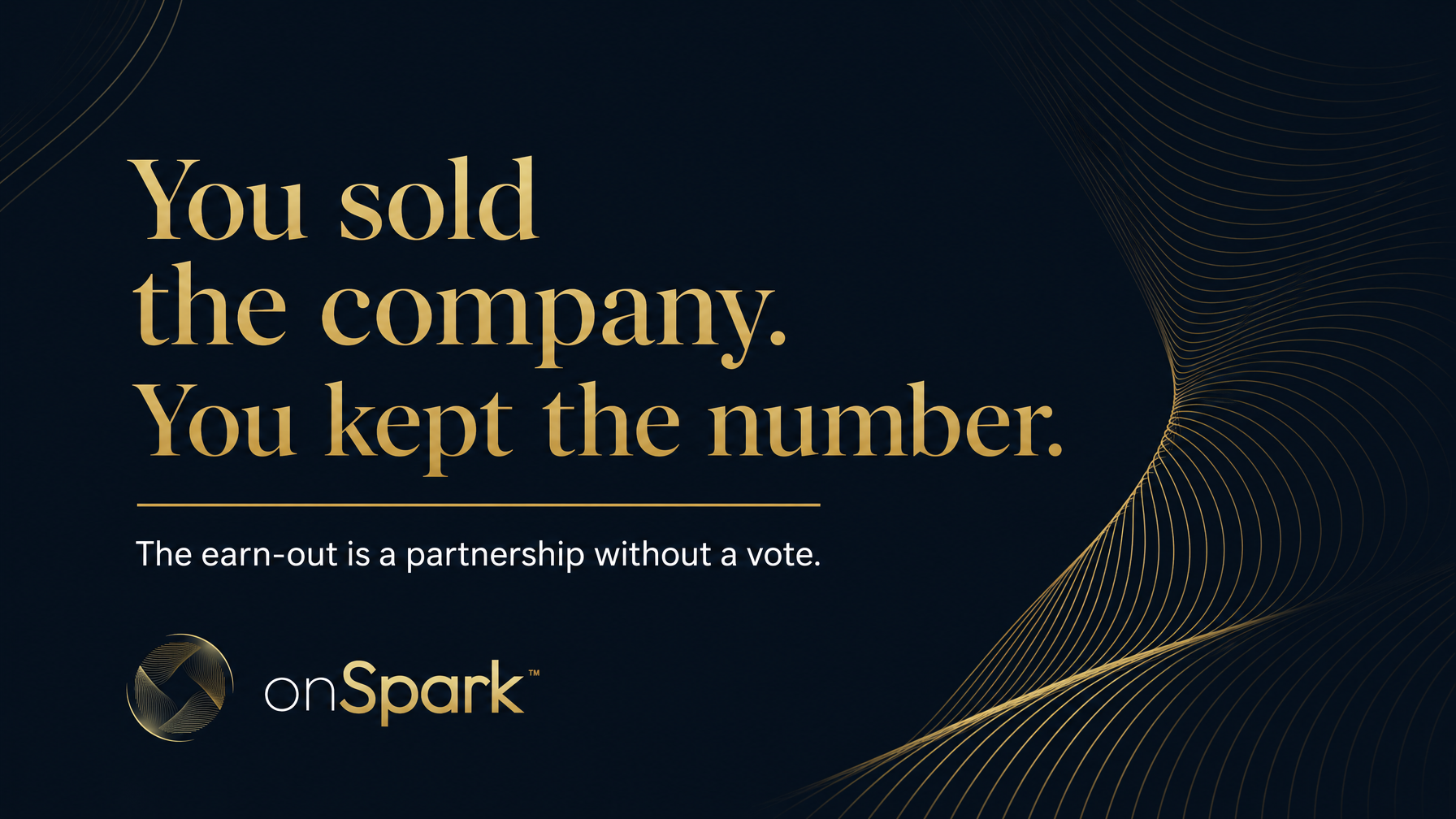 The Earn-Out That Kept the Number and Lost the Vote