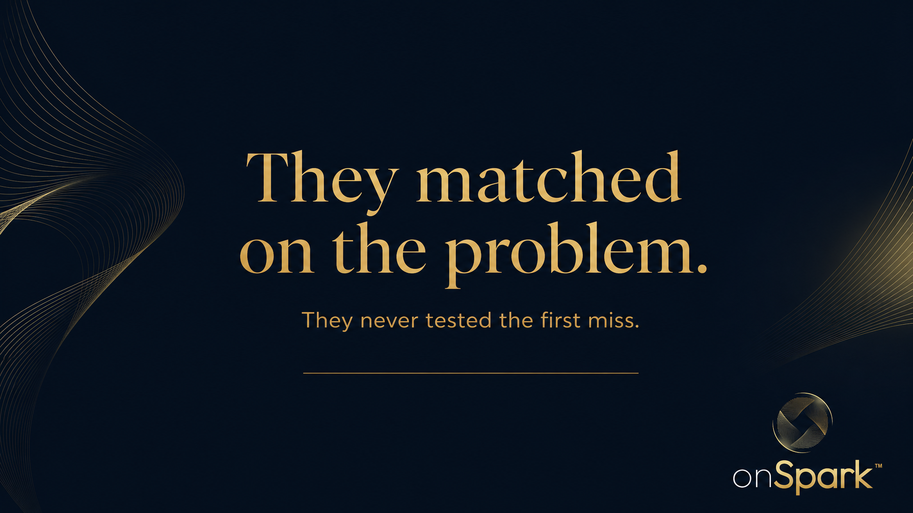 They Matched on the Problem and Skipped the First Miss