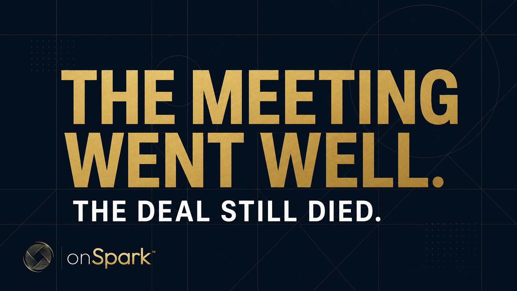 The Partnership Died in the Meeting Everyone Left Feeling Good About
