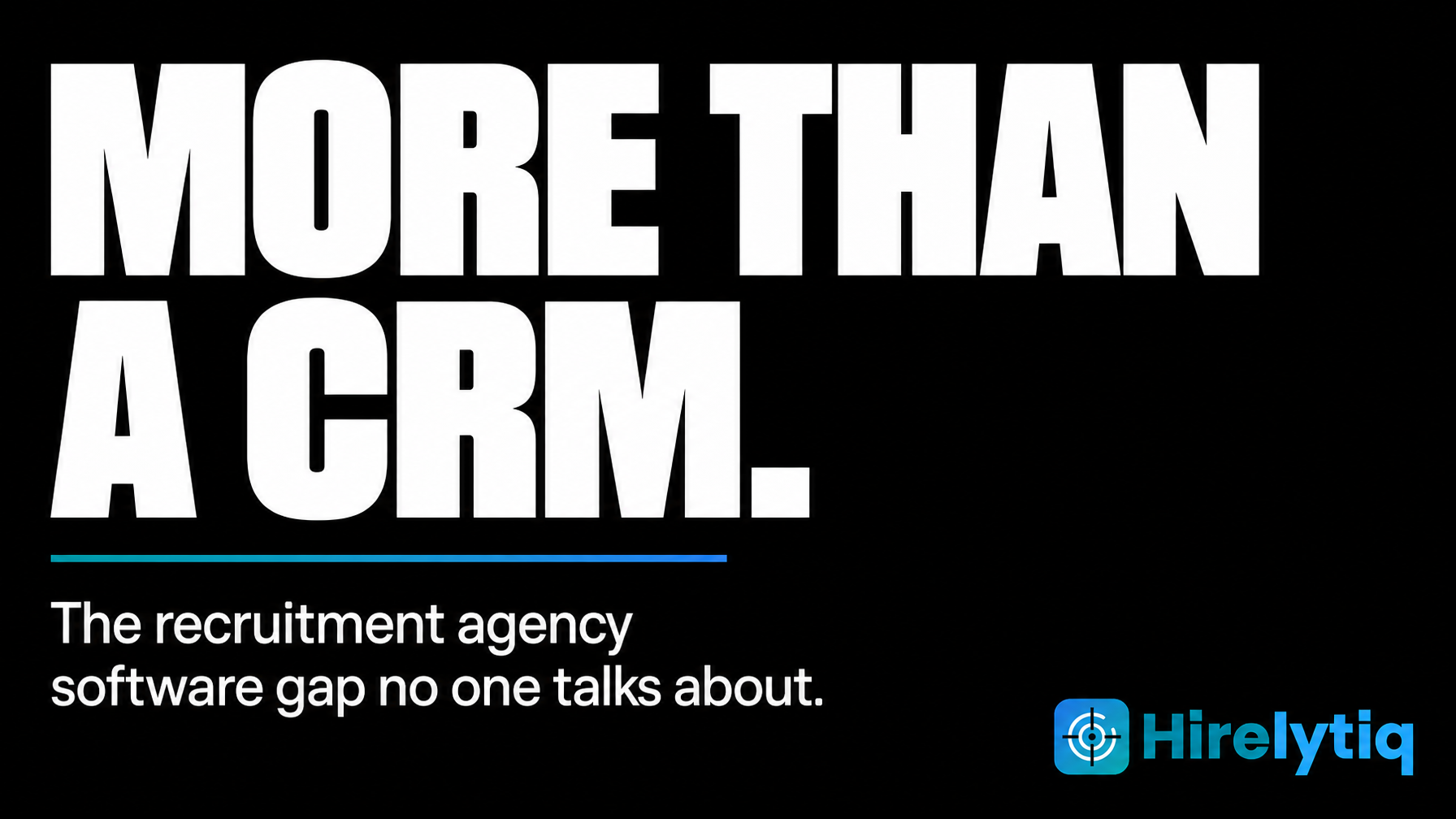 Why Specialist Recruitment Agencies Need More Than a CRM